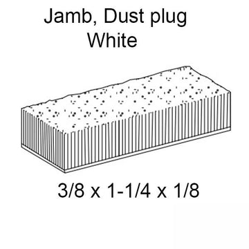 Marvin Single & E-Z Tilt Double Hung, Tilt Pac Fuzzy Weatherstrip - White
